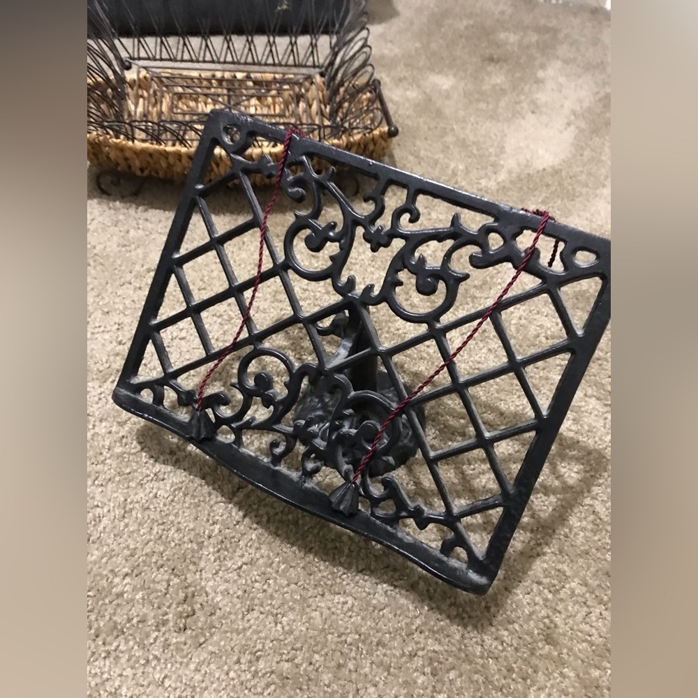 Cast Iron Book Holder